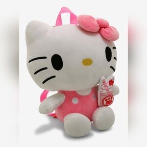 Bioworld Hello Kitty Figural Plush Backpack with Pink Accents NWT